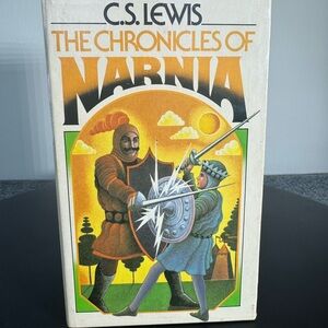 Vintage The Chronicles of Narnia Complete 7 Book Box Set 1970 C.S. Lewis
